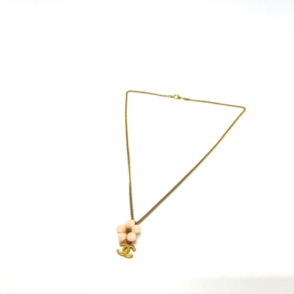 CHANEL Authentic Gold Logo Necklace - Picture 3 of 6